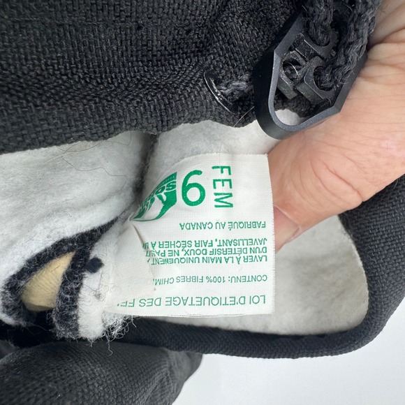 Sorel Kaufman Women's Black Winter Boots Waterproof / Insulated Drawstring Sz 9 - Picture 7 of 13